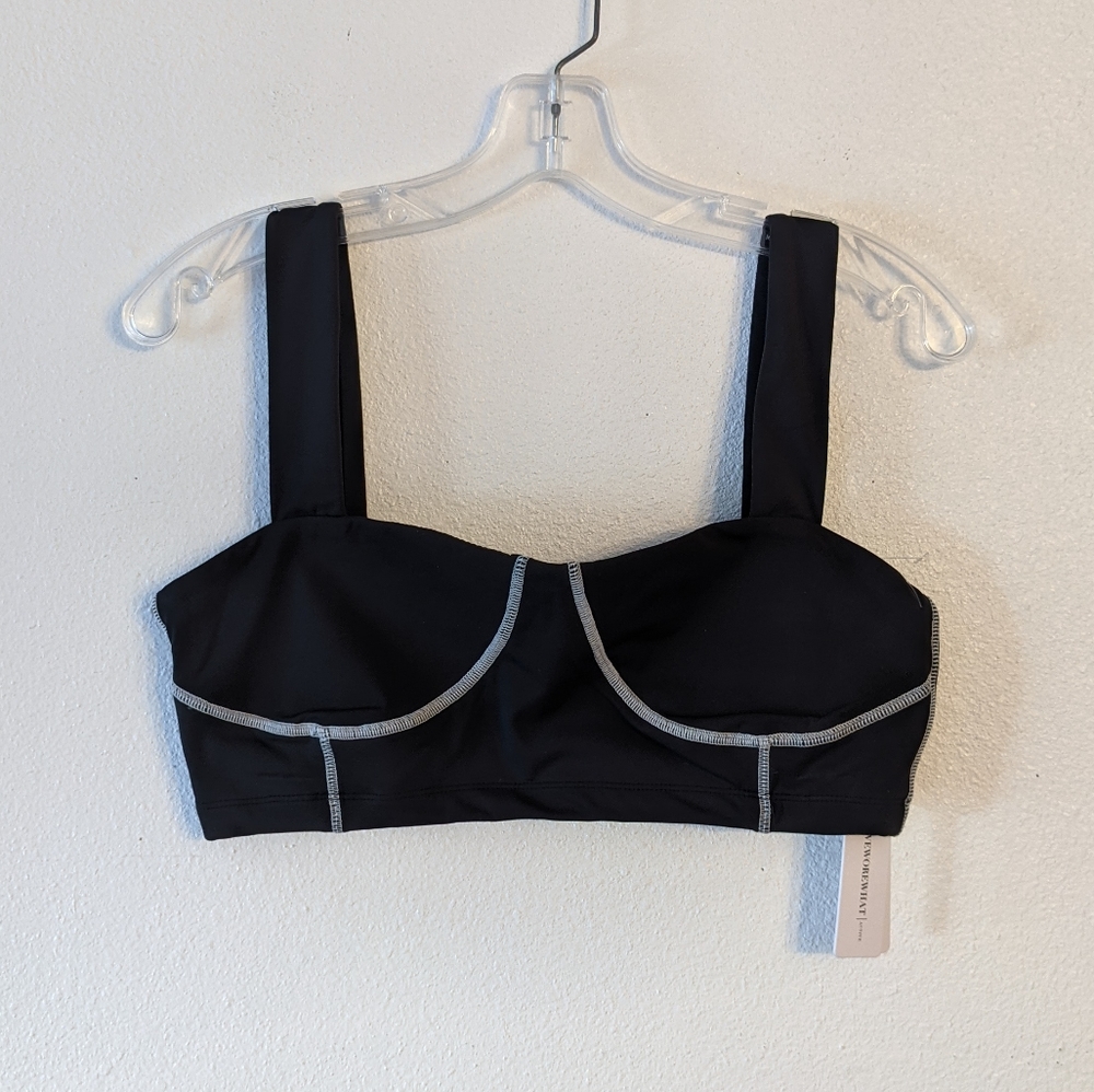 {WeWoreWhat} Brand New Black Corset Top - Picture 5 of 9